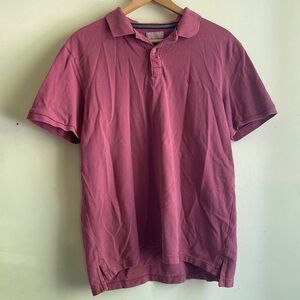 American Eagle Outfitters Super Soft Salmon Polo Tee size Large